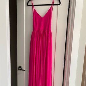 Bright Pink long dress